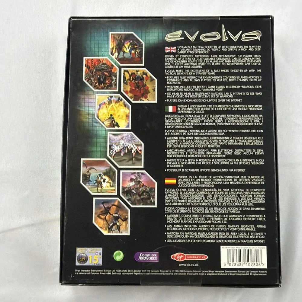 EVOLVA by Computer Artworks (Big Box Version) New Sealed